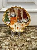 Decoupaged and Hand Painted Scallop Shell