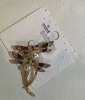 Double Dragonfly Brooch
